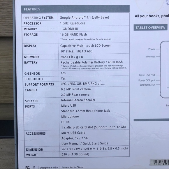 Digital2 10” Pad Platinum Android QuadCore Silver Tablet Model D2-1061G-MS FPOR - Picture 3 of 16